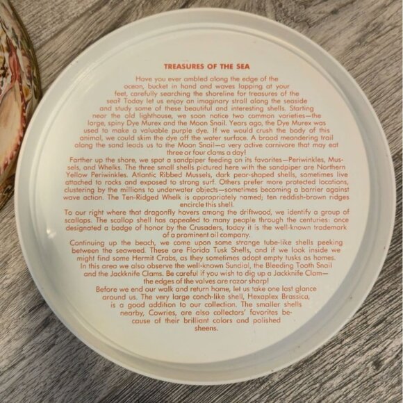 Vintage Pretzels tin Lighthouse Beach Sunset Sturgis Sea Shells Lake house - Picture 6 of 10